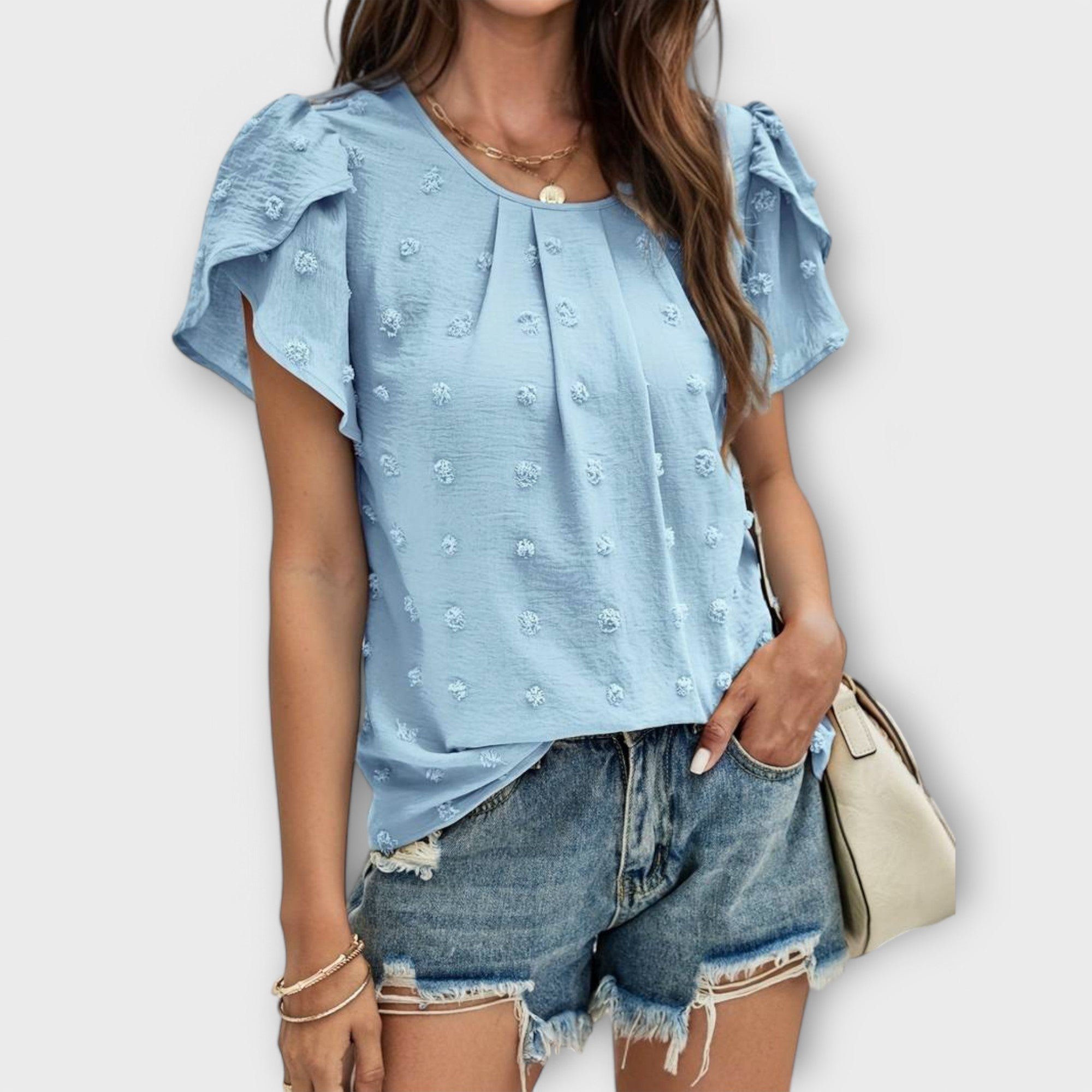 Charlotte - De perfecte blouse met polkadots