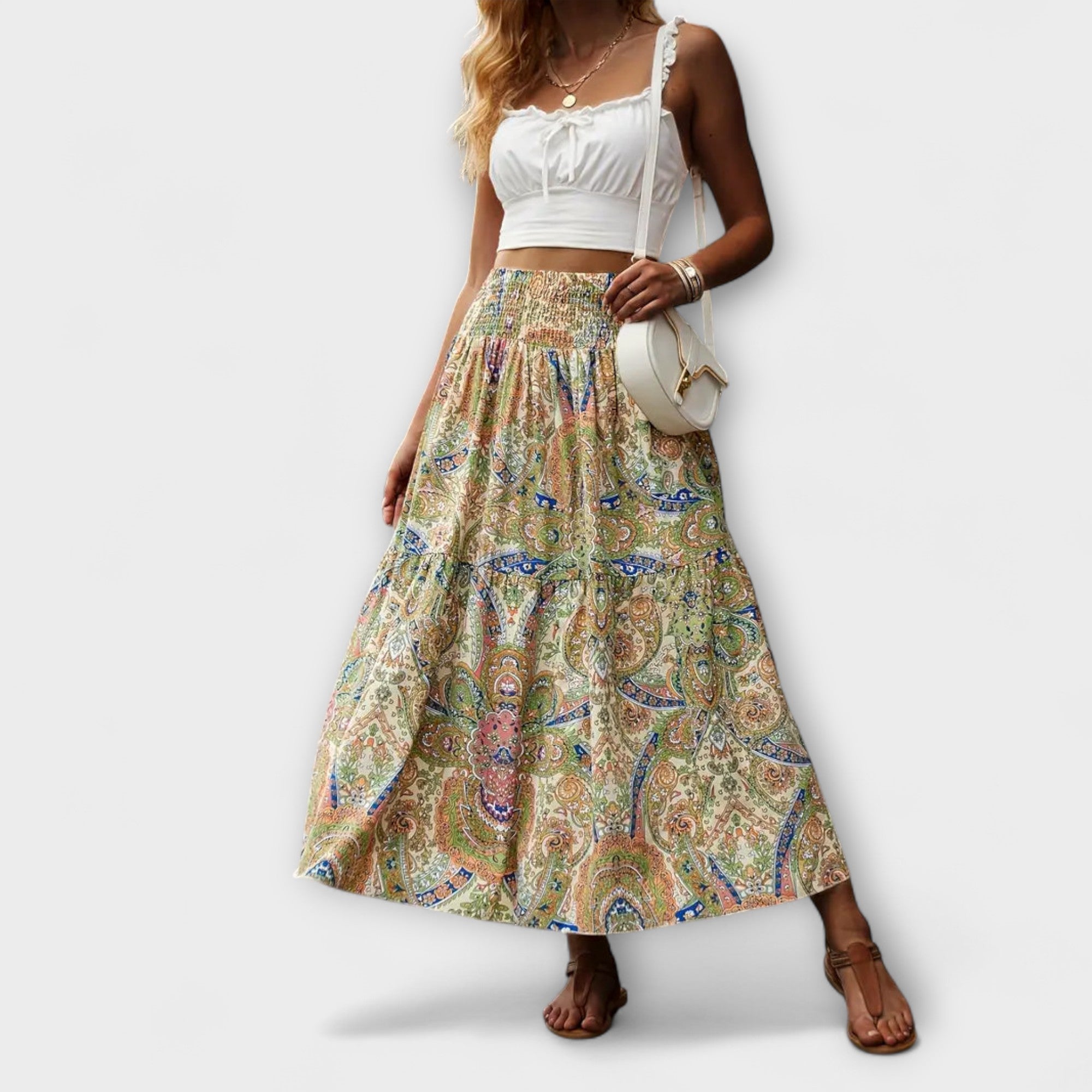 Flowy rok met patroon