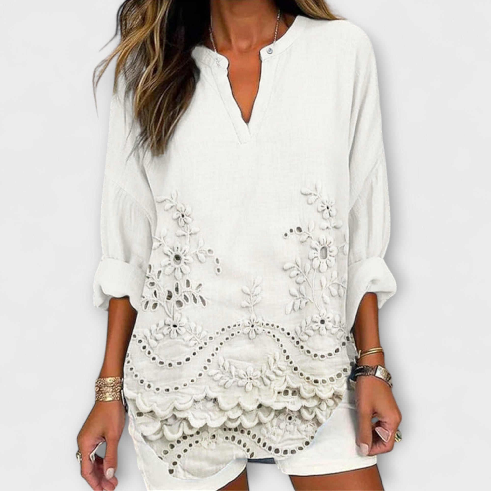Aria – Luchtige Top Met Print