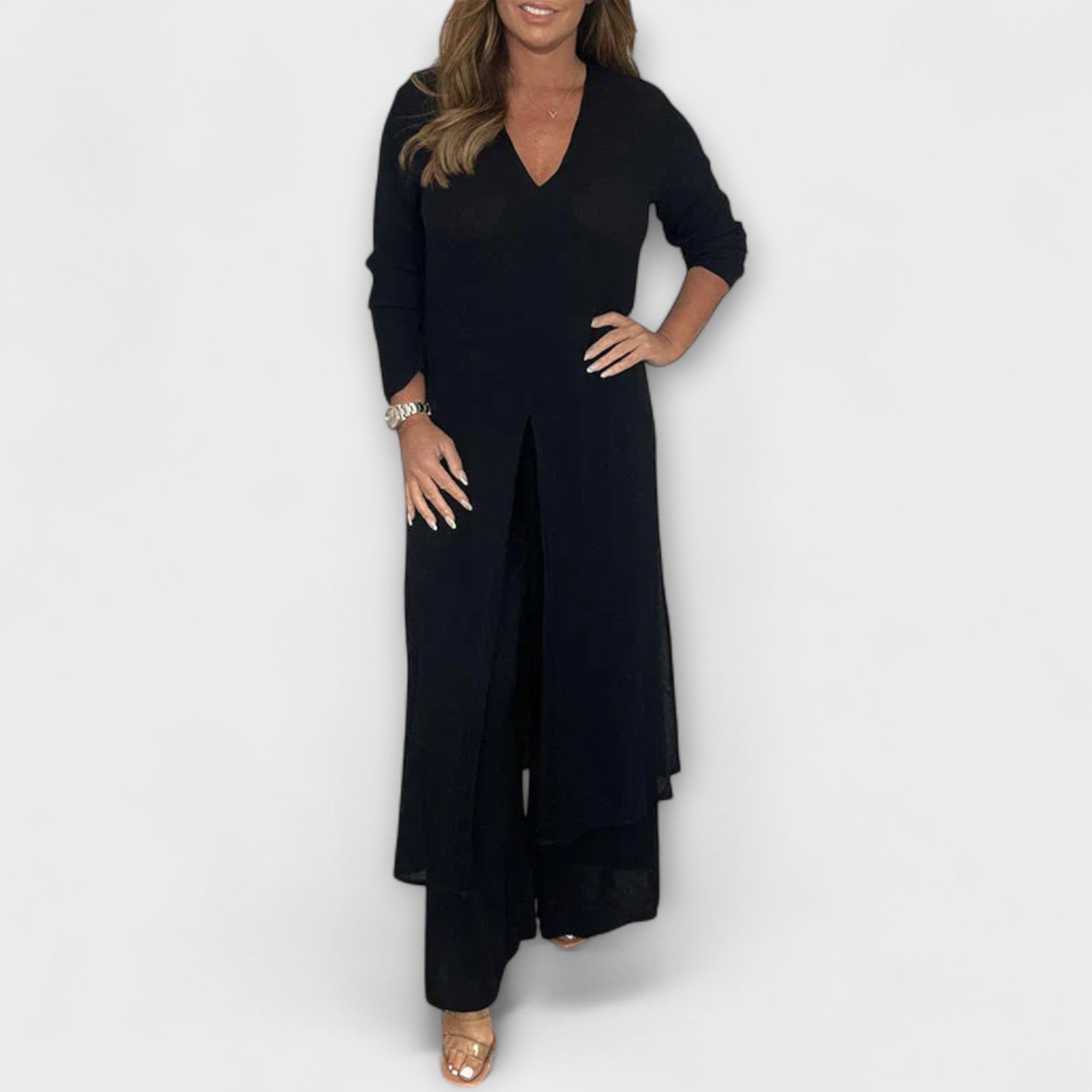 Tweedelige stijlvolle dames co-ord set
