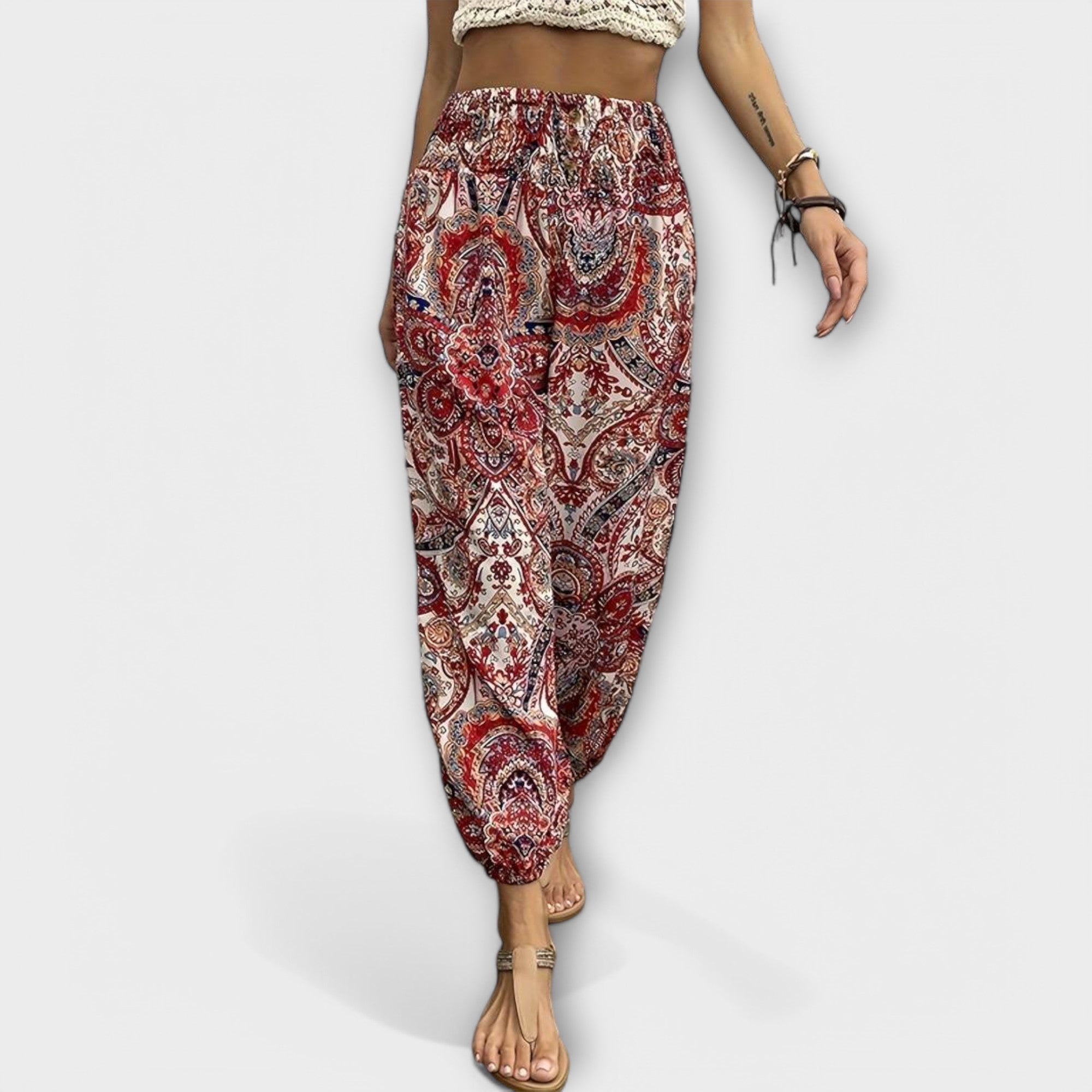 Scarlett - Broek met etnische print