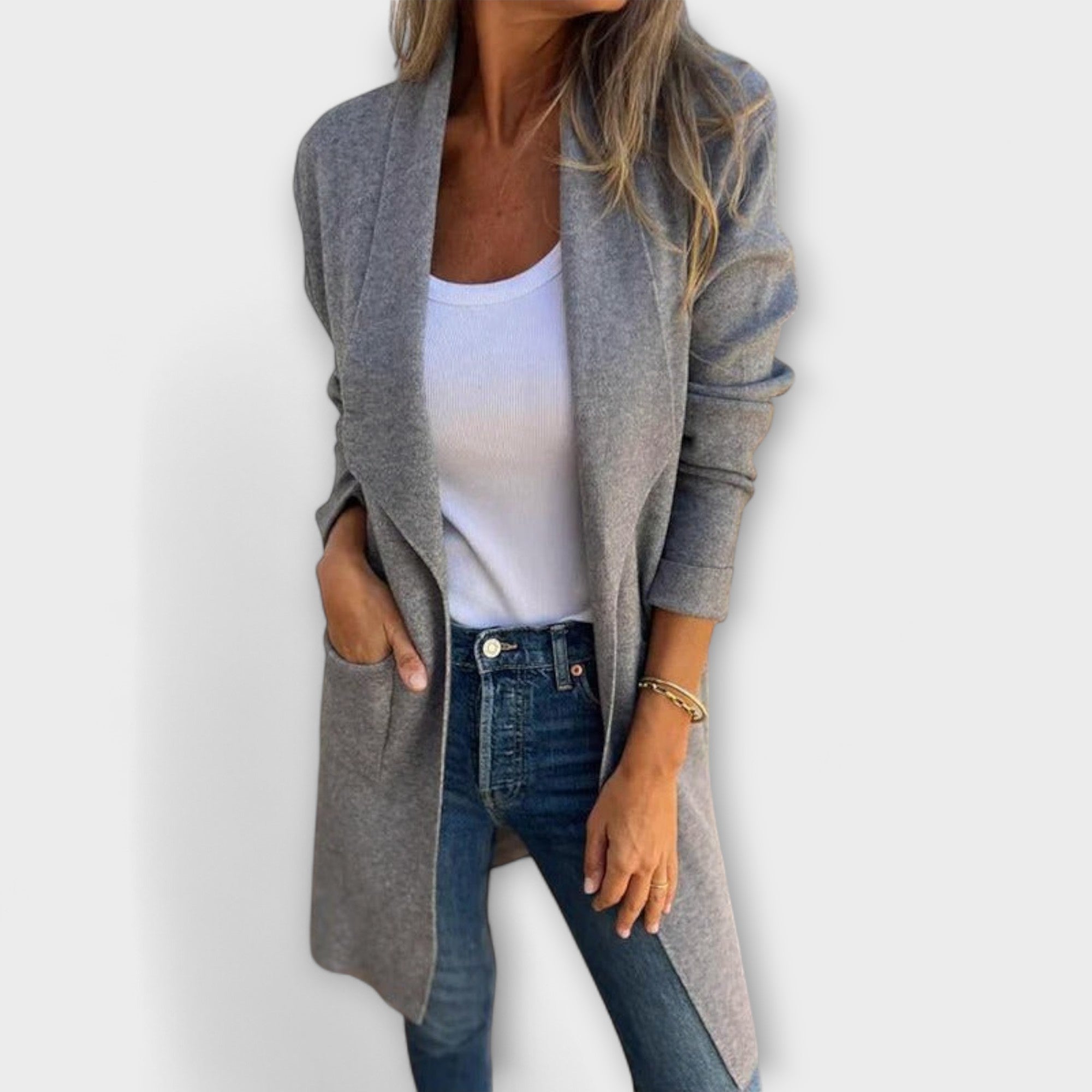Libi – Getailleerde Cardigan Jas