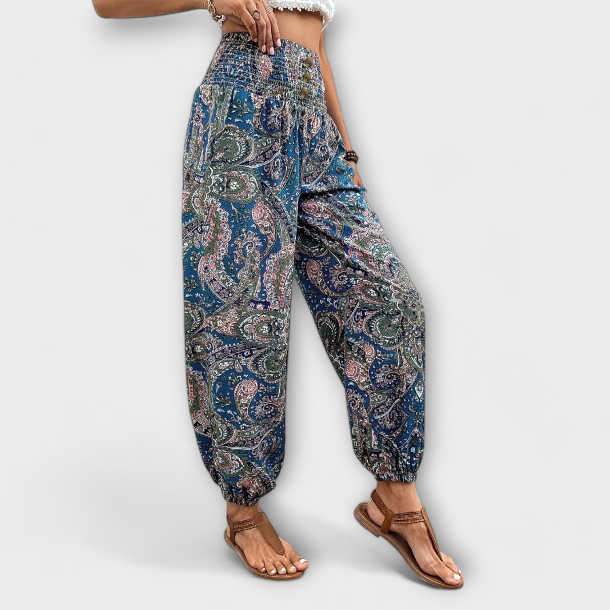 Scarlett - Broek met etnische print