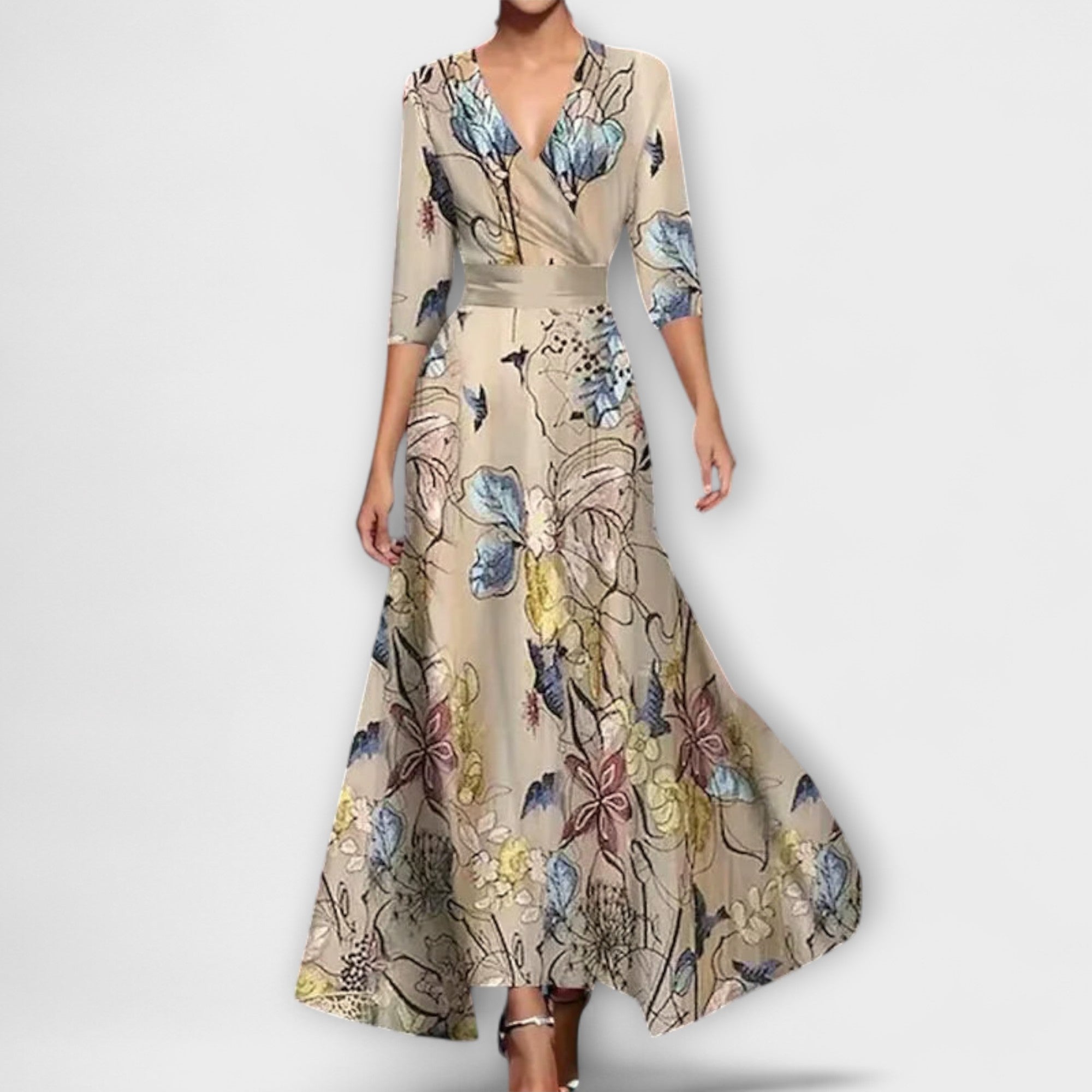 Alma - Elegante Jurk met Mouwdesign voor Dames