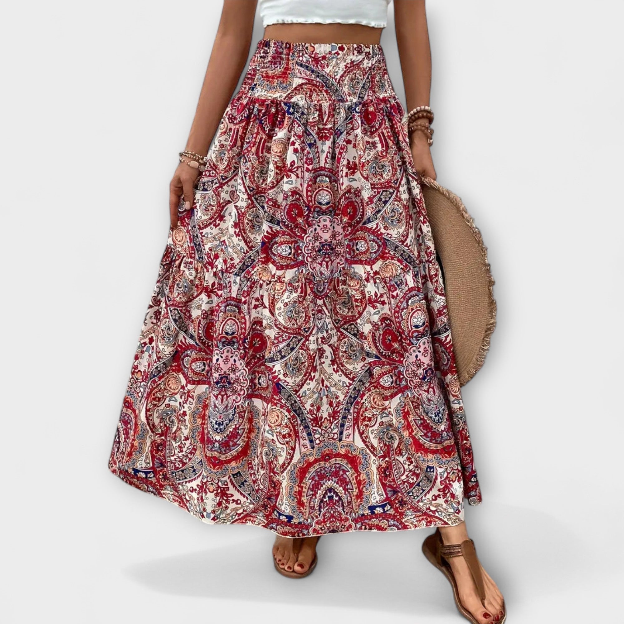 Flowy rok met patroon
