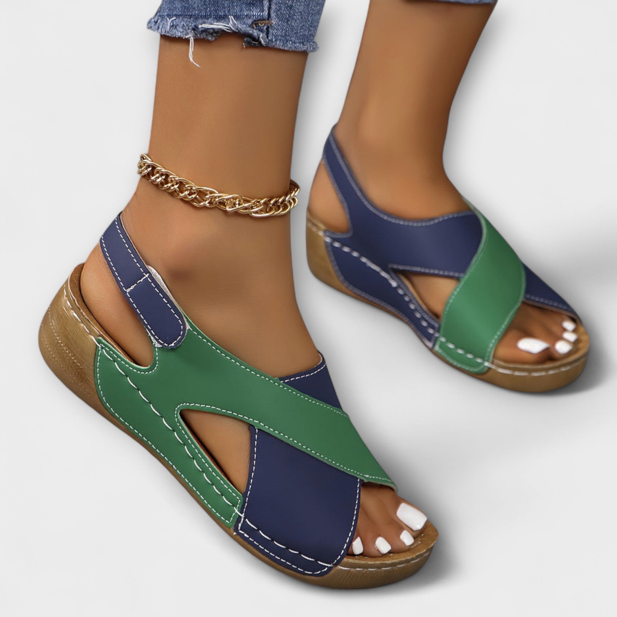 Aby - Ademende orthopedische wandelsandalen voor dames