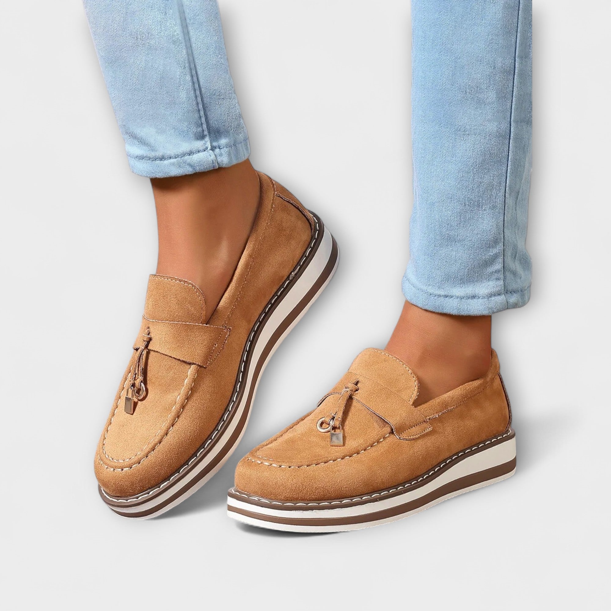 Halo – Casual loafers met ronde neus