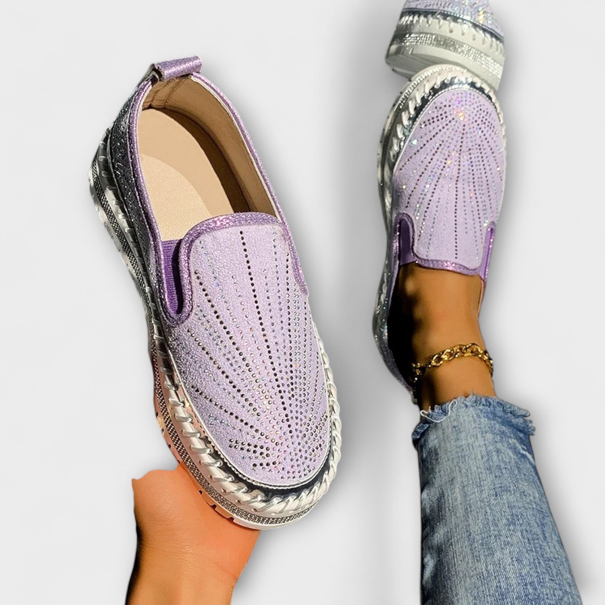 Sable – Schoenen met strasssteentjes