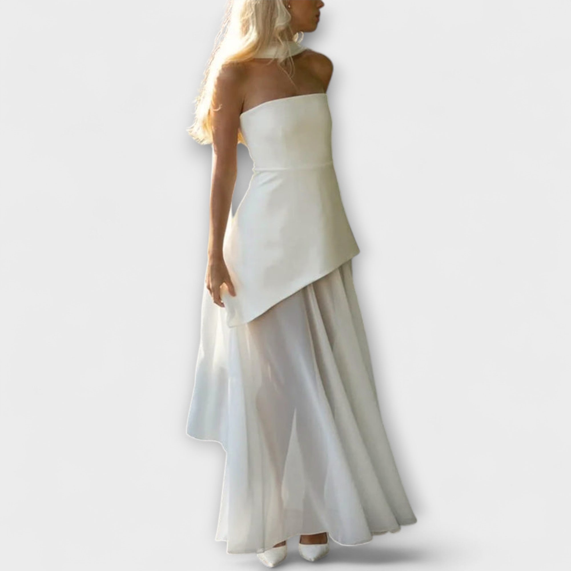 Goldie – Chiffon-Maxikleid