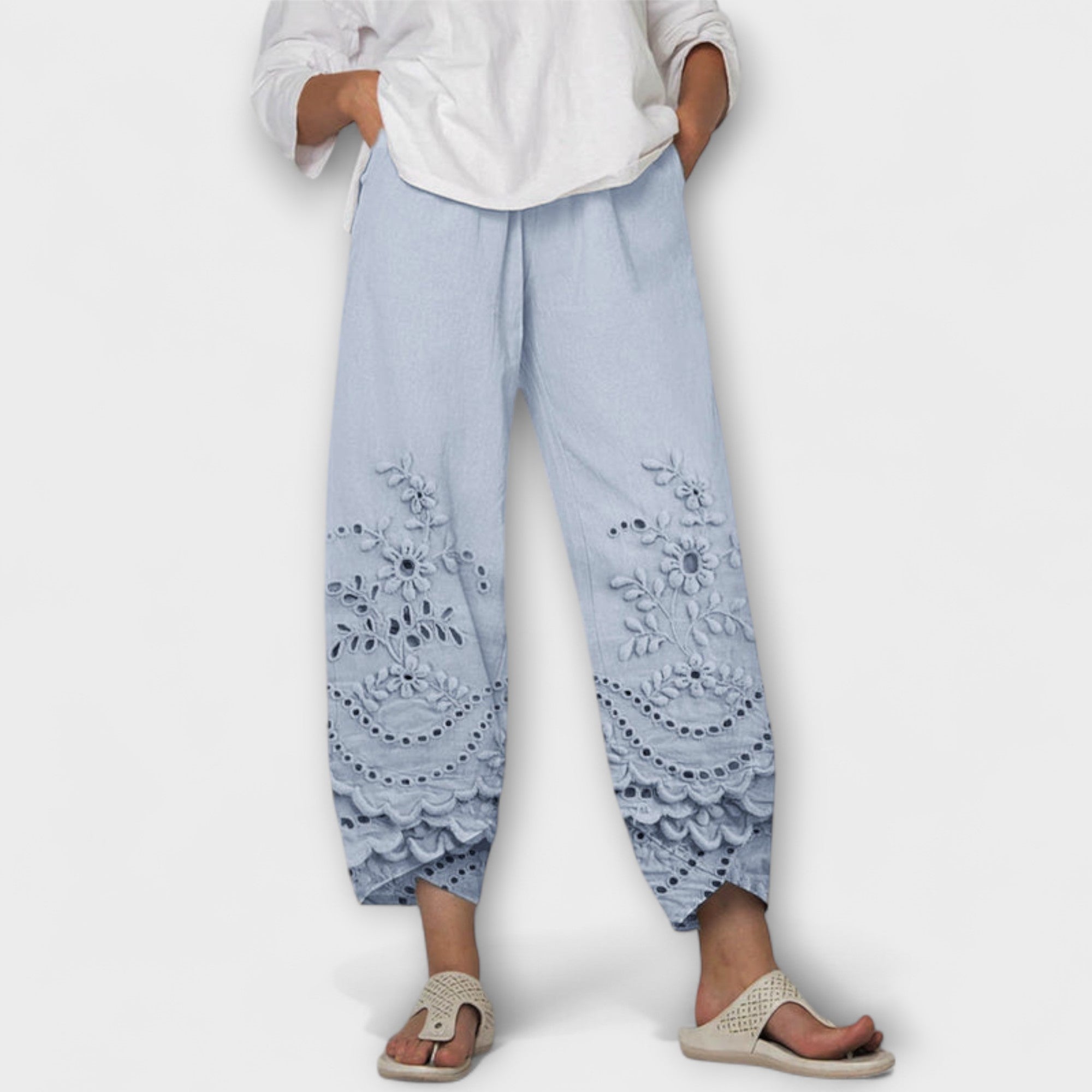 Chloe – Elegante Print Kantenbroek