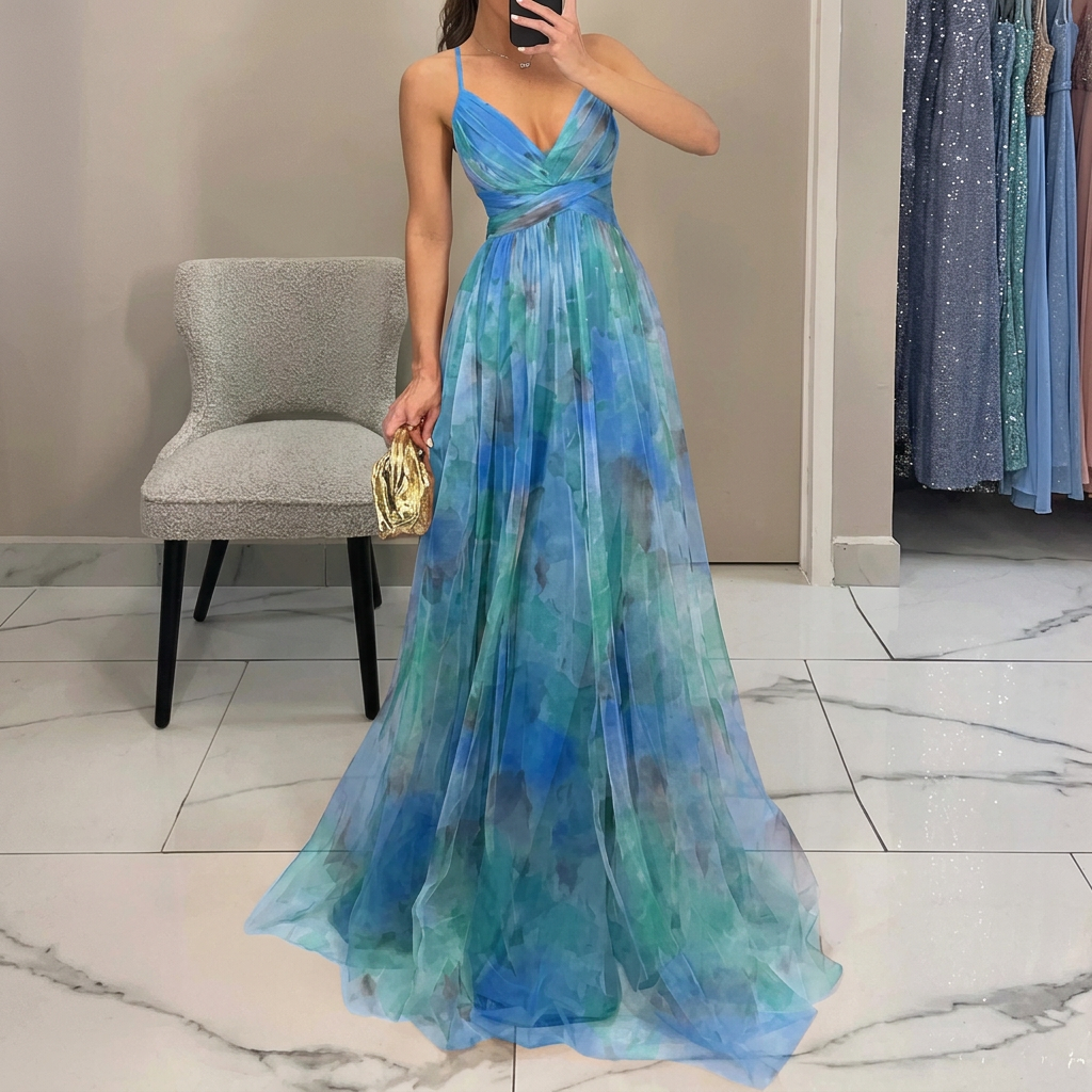 Margarida - Maxi-jurk met bloemenprint