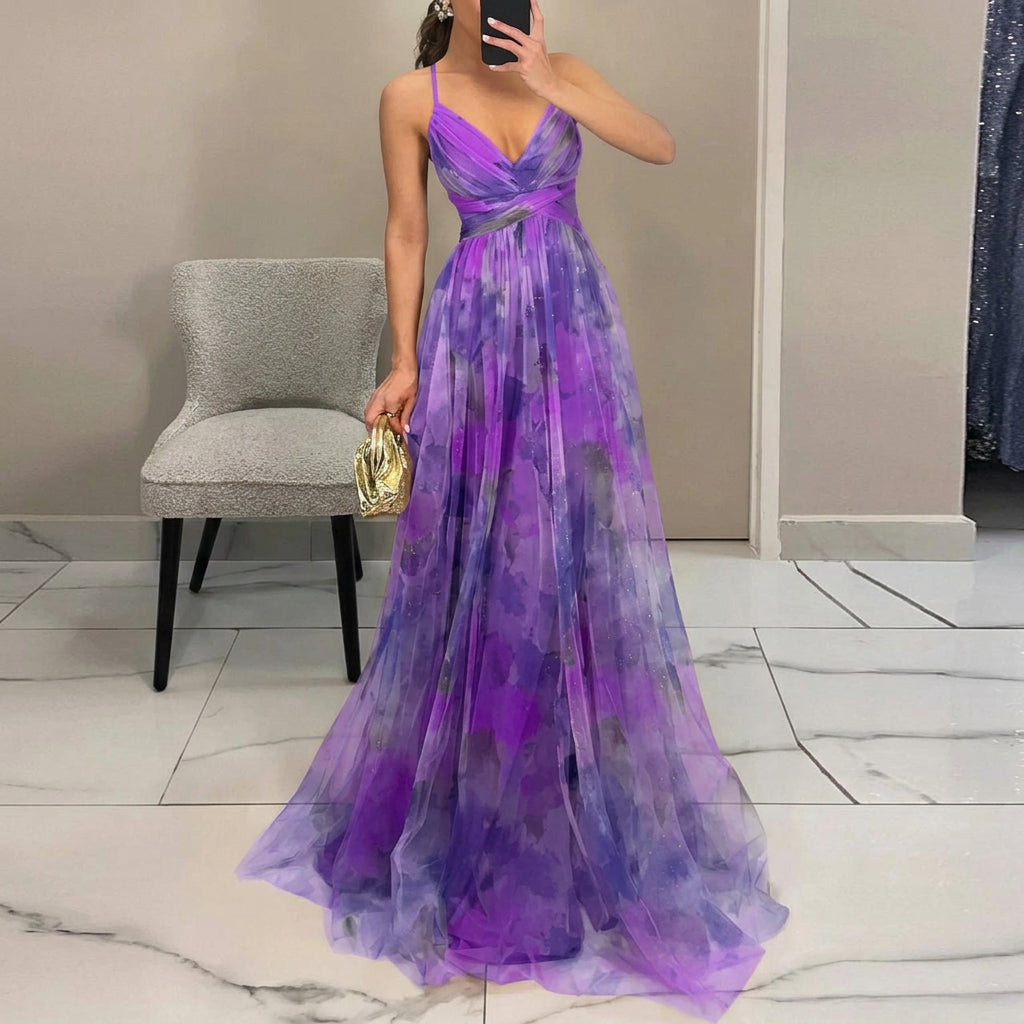 Margarida - Maxi-jurk met bloemenprint