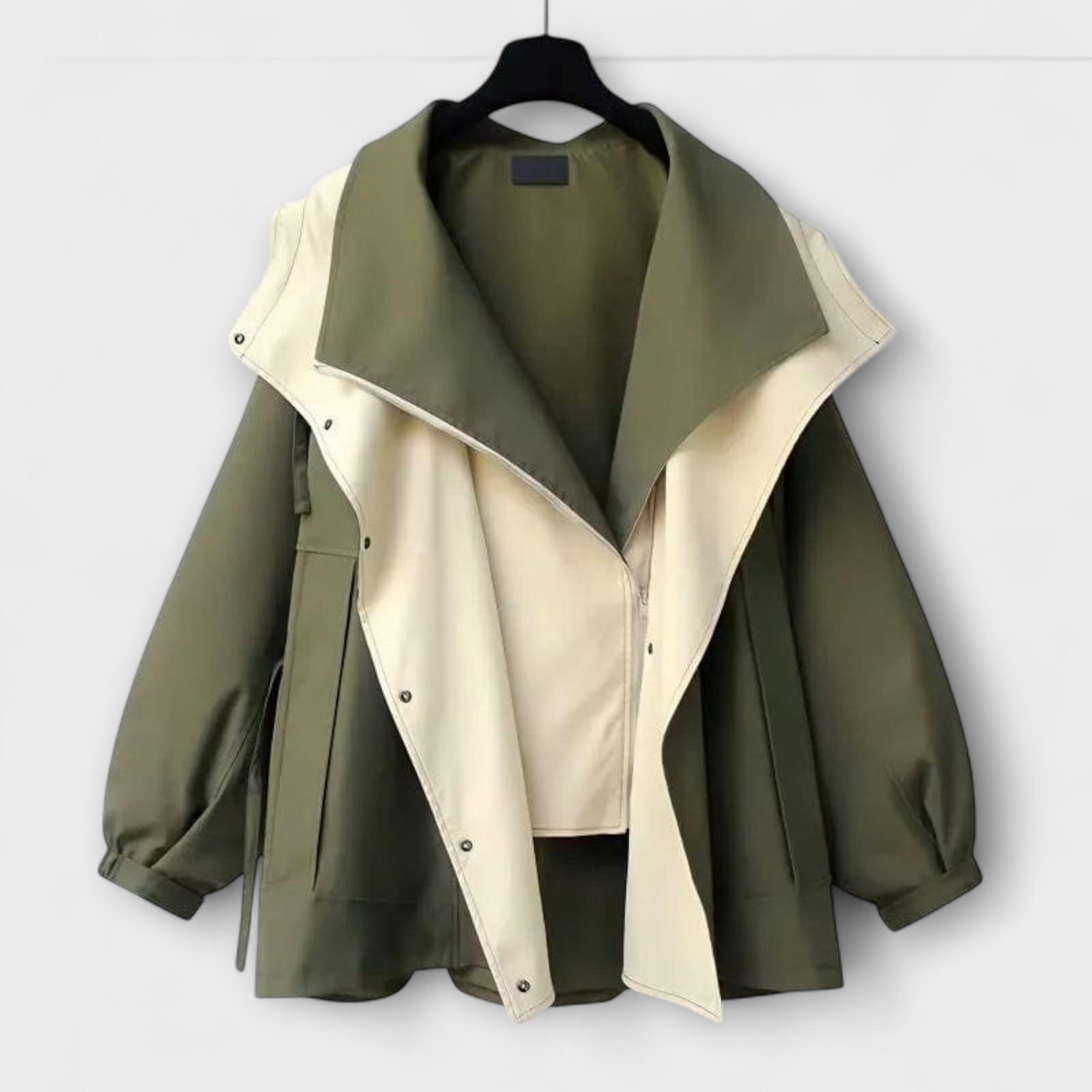 Mera - Tweekleurig oversized jack