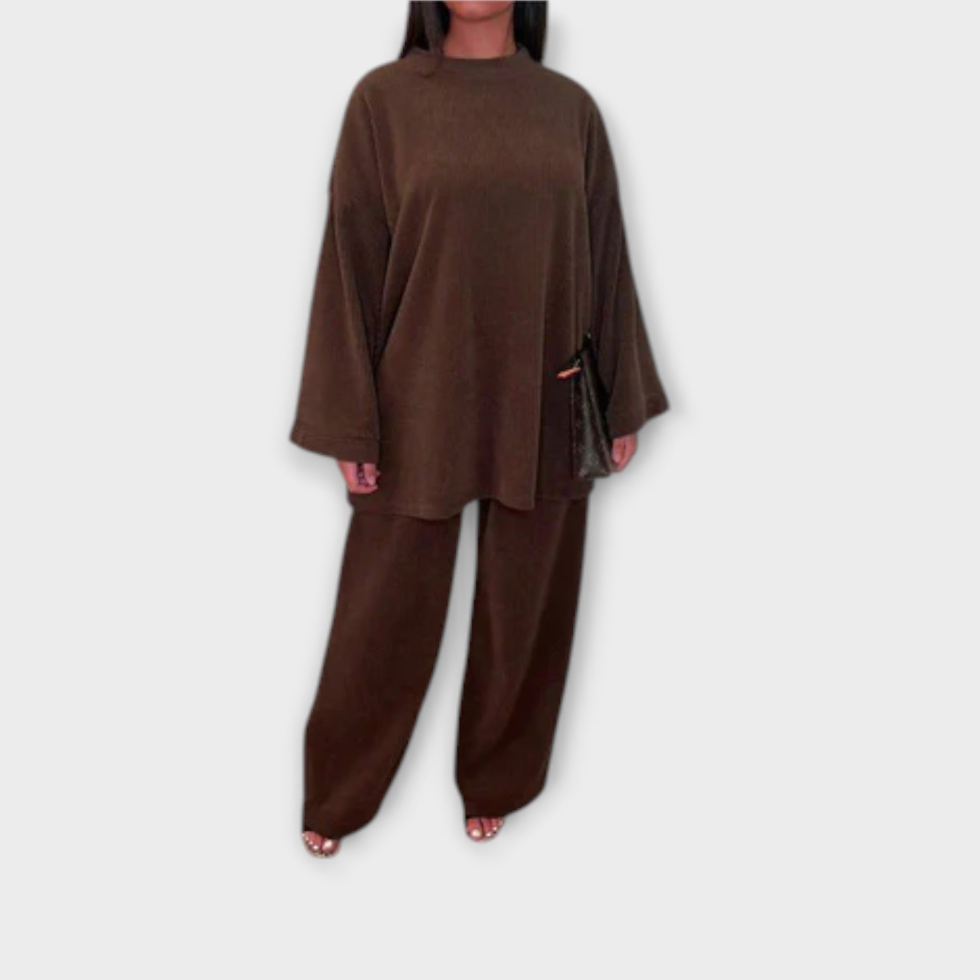 Ingrid - Oversized pasvorm - Geribbelde stijl