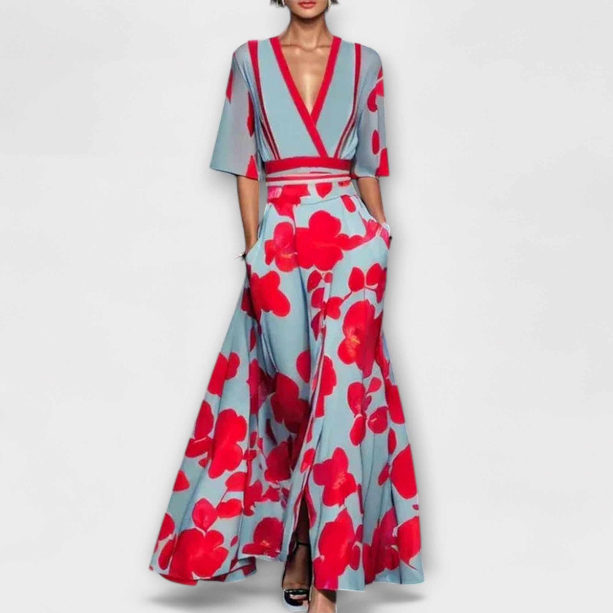 Alma - Elegante Jurk met Mouwdesign voor Dames