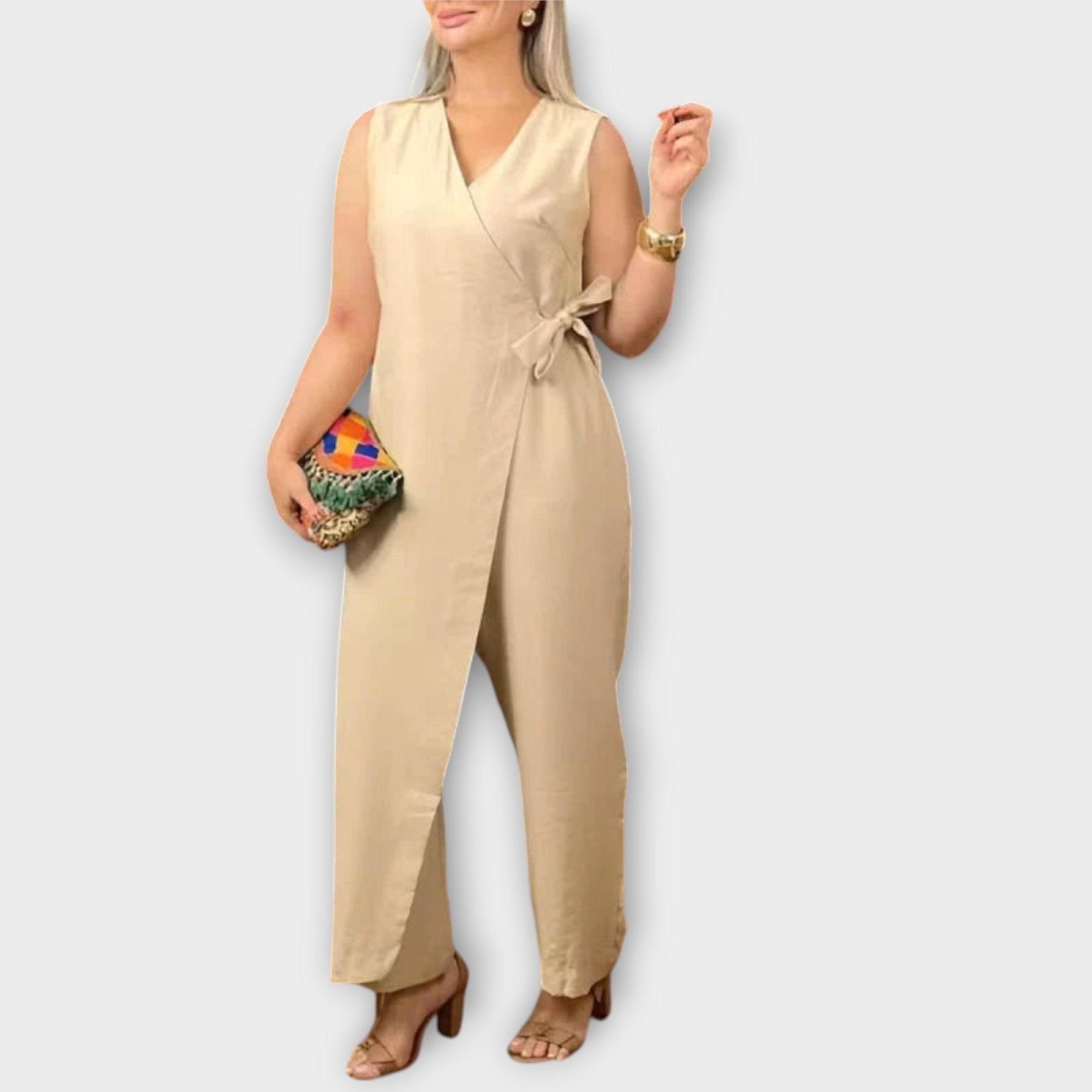 Lilianna - Elegante jumpsuit met wikkelstijl