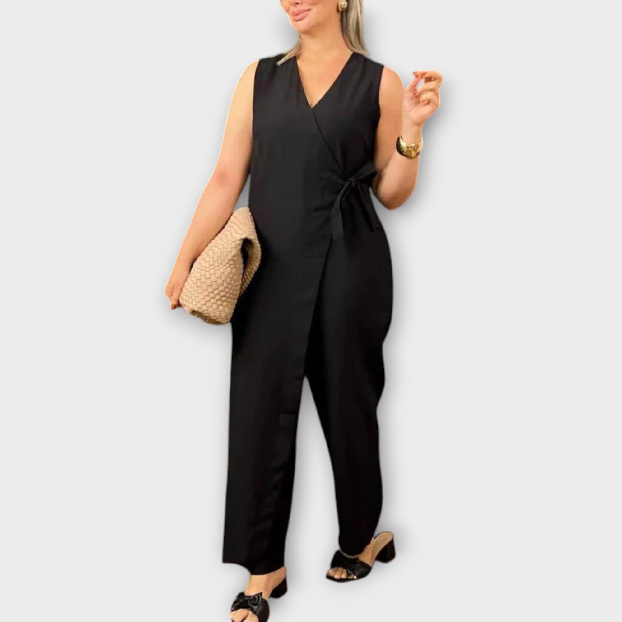 Lilianna - Elegante jumpsuit met wikkelstijl